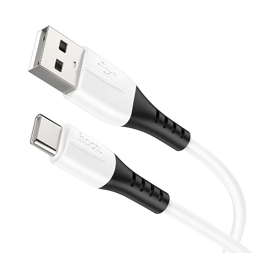 USB Кабель Type-C, HOCO, X82, силиконовый, 1м, белый