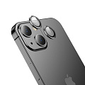 Защитное стекло на iPhone 14/14 Plus, V12 Plus, HOCO, стекло на заднюю камеру, черное