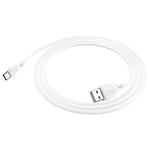 USB Кабель Type-C, HOCO, X61, силиконовый, белый