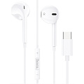 Проводные наушники M80 Type-C  Original series earphones, HOCO, белые
