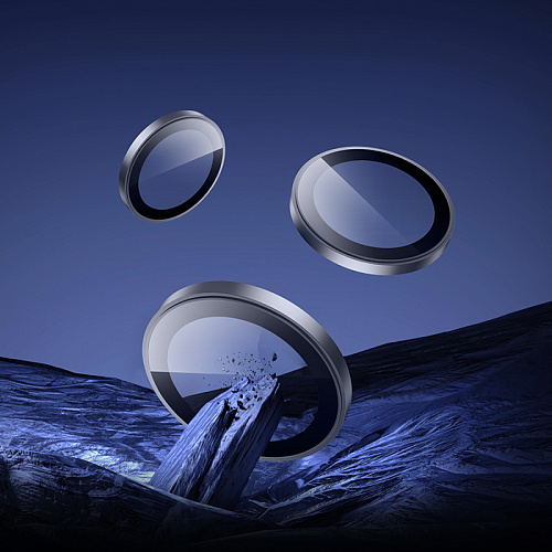 Защитное стекло для iPhone 17 Pro/17 Pro Max, V13, HOCO, на заднюю камеру, черный