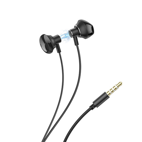 Проводные наушники M75 Belle Universal earphones, HOCO, черные
