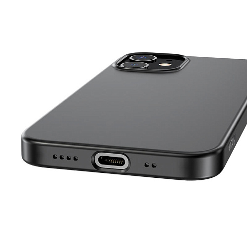 Чехол силиконовый для IPhone 12 mini (5.4), Fascination series TPU, черный, Скидка