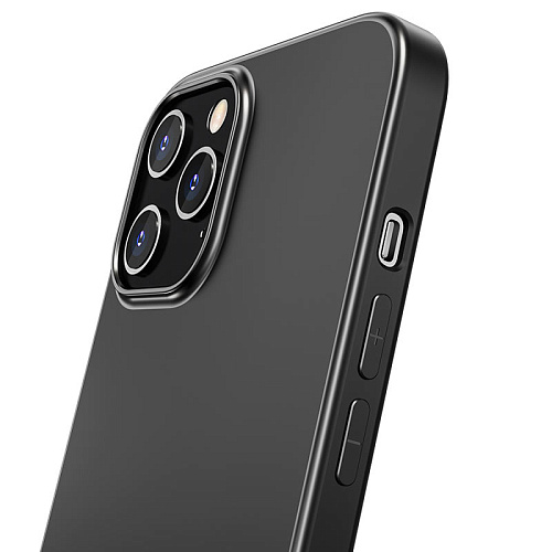 Чехол силиконовый для IPhone 12 Pro Max (6.7), Fascination series TPU, черный, Скидка