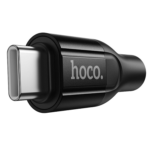 Переходник с Type-C на Jack 3.5мм, UPA35, HOCO, черный