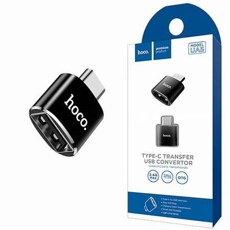 Переходник OTG Type-C на USB, UA5, HOCO