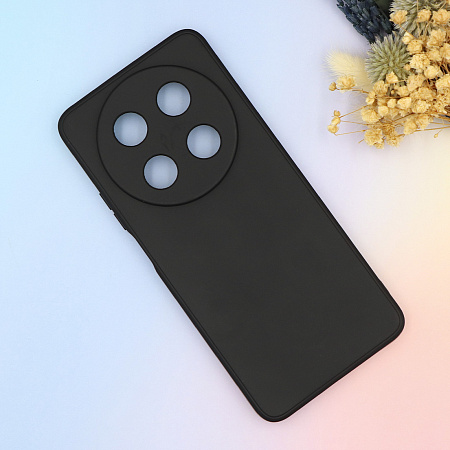 Чехол силиконовый для Huawei Nova 13i, с микрофиброй внутри, с защитой камеры, X-CASE, черный