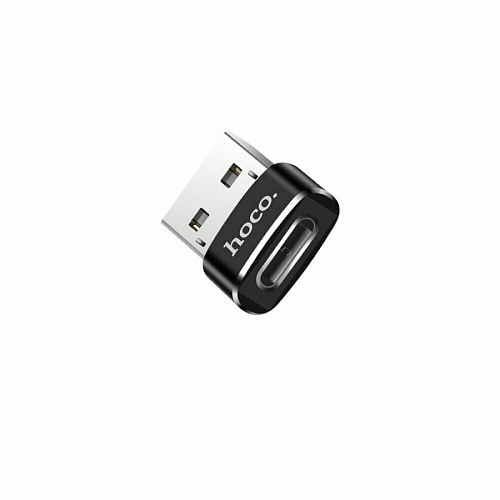 Переходник с USB-A на Type-C, HOCO, UA6