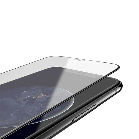 Защитное стекло на iPhone X/XS/11 Pro (G16), HOCO, Guardian shield serie, черное