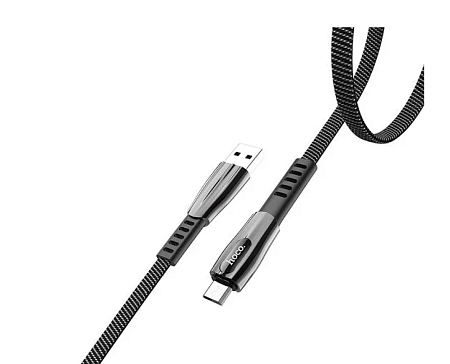 USB Кабель Micro, HOCO, U70, темно-серый