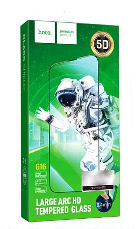 Защитное стекло на iPhone 12 (6.1)/12 Pro (6.1) G16, HOCO, Guardian shield serie, черное