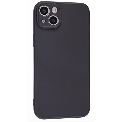 Чехол силиконовый для iPhone 15 Plus (6.7), good quality, c защитой камеры, X-CASE, черный