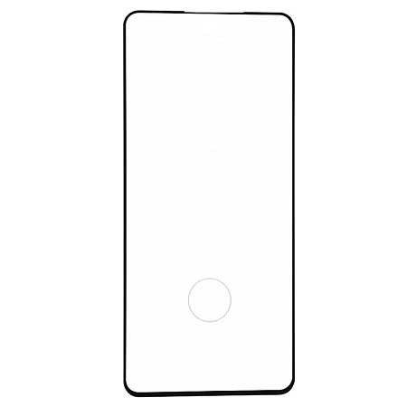 Защитное стекло на Samsung Galaxy S21, Corved, с отпечатком, черное, X-CASE