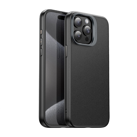 Чехол для iPhone 15 Pro, TPU+PU, Магнитный (MagSafe), AS8, HOCO, черный