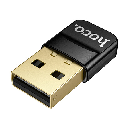 USB Bluetooth адаптер (BT 6.0), UA100, HOCO, черный
