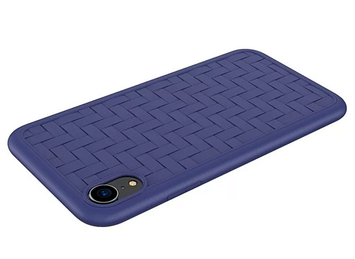Чехол силиконовый для iPhone XR, HOCO, Tracery series TPU soft case, синий