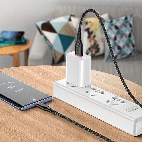 USB Кабель Type-C, HOCO, X59, 2м, черный