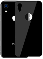 Защитное стекло на iPhone XS MAX, BACK, черное, тех.пак, X-CASE