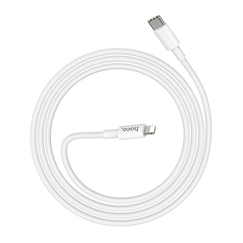 Кабель Lightning to Type-C (PD), HOCO, X56, белый