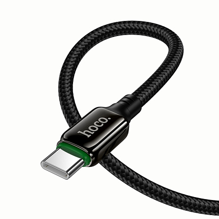 USB Кабель Type-C, HOCO, X127, 1м, оплетка, черный