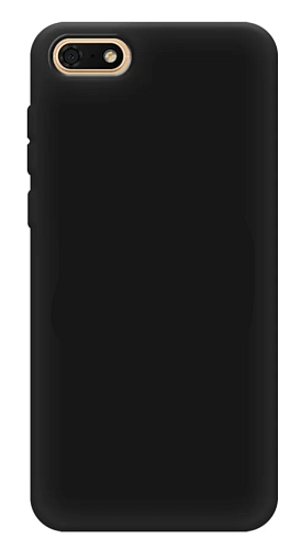 Чехол силиконовый для Honor 7A/Y5(2018)/Y5 Prime(2018), (без отпечатка), черный