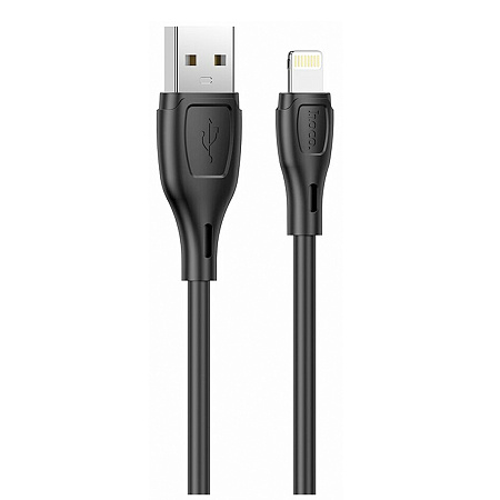 USB дата кабель Lightning, HOCO, X61, силиконовый, черный
