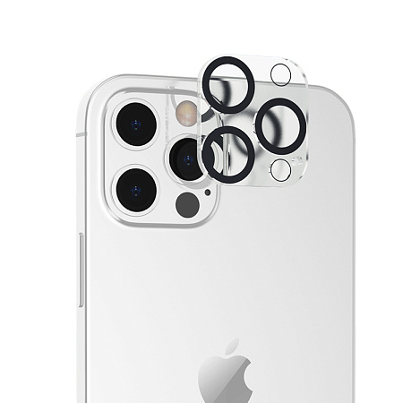 Защитное стекло на iPhone 12 Pro (6.1) G13, HOCO, на заднюю камеру, черное