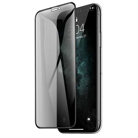 Защитное стекло на iPhone X/XS/11 Pro (G11), HOCO, Full screen HD privacy protection tempered glass, черное