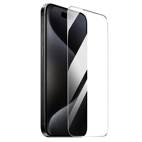 Защитное стекло для iPhone 16 Pro, A35, HOCO, Corning original screen large arc edge tempered glass, черное