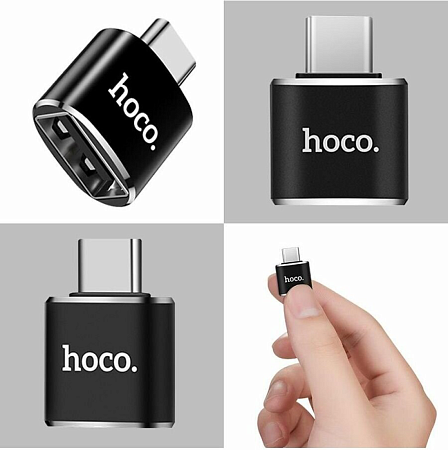 Переходник OTG Type-C на USB, UA5, HOCO