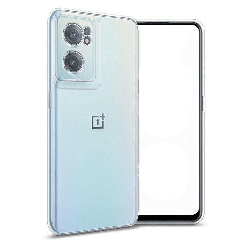 Чехол силиконовый для OnePlus Nord CE 2 (5G), с защитой камеры, X-CASE, прозрачный