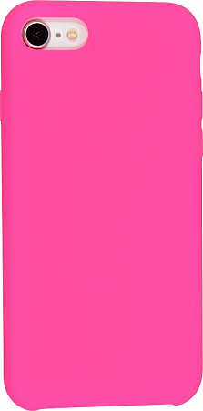 Чехол-накладка для iPhone 7/8/SE (2020), Silicon Case, ярко-розовый
