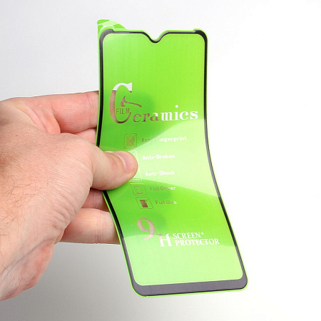 Защитное стекло на iPhone 7/8/SE (2020), Ceramic, черное, X-CASE