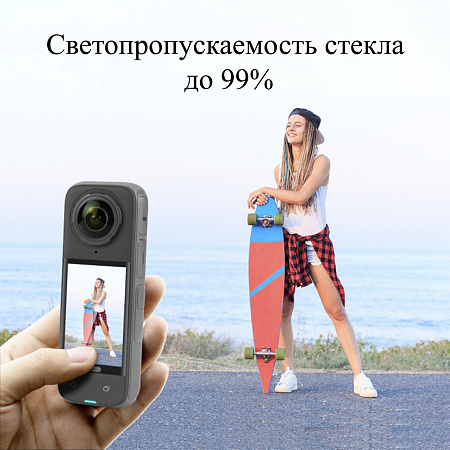 Защитное стекло для экрана экшн камеры Insta360 X5/X4, PULUZ