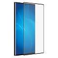 Защитное стекло на Samsung Galaxy S22 Ultra, полный клей, черное, X-CASE