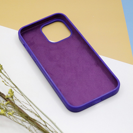 Чехол - накладка для iPhone 13 Pro Max, Silicon Case, без лого, индиго