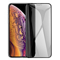 Защитное стекло на iPhone XS Max/11 Pro Max (A34 Plus), HOCO, Антишпионское стекло, черное