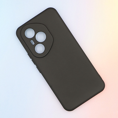 Чехол силиконовый для Honor 400 Pro, с микрофиброй внутри, с защитой камеры, X-CASE, черный