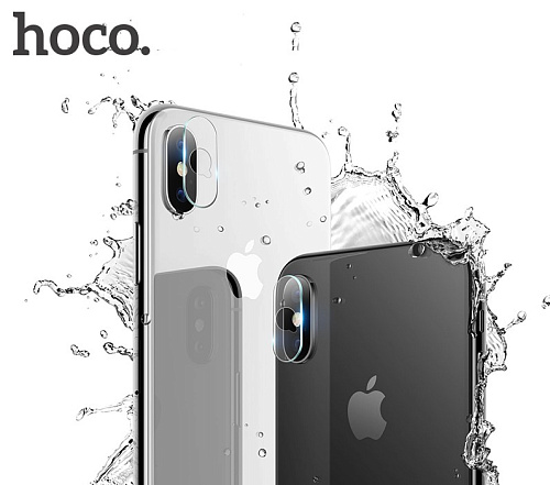 Защитное стекло на iPhone X/Xs/Xs Max (V11) 2в1, HOCO, на заднюю камеру