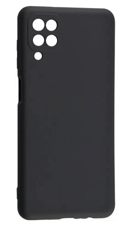 Чехол силиконовый для Samsung Galaxy A12/(4G/5G)/M12/F12, с защитой камеры, X-CASE, черный