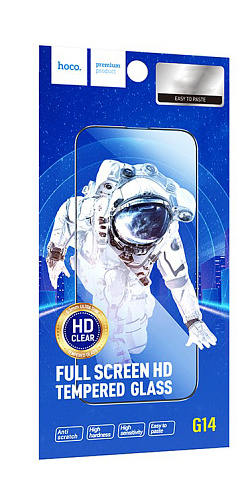 Защитное стекло на iPhone X/XS/11 Pro (G14), HOCO, Guardian shield series full-screen HD tempered glass, черное
