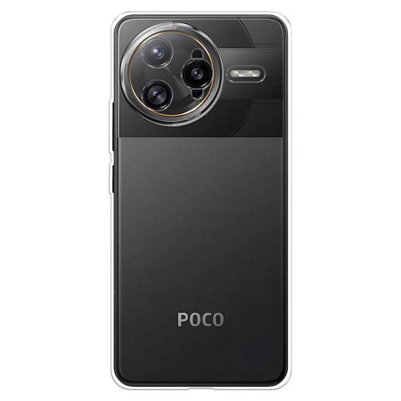 Чехол силиконовый для Xiaomi Poco F7 Ultra/Redmi K80 Pro (5G), с защитой камеры, X-CASE, прозрачный