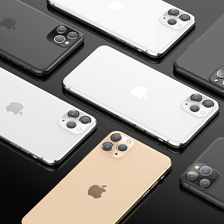 Защитное стекло на iPhone 11 Pro/11 Pro Max (V11) 2в1, HOCO, прозрачное на заднюю камеру