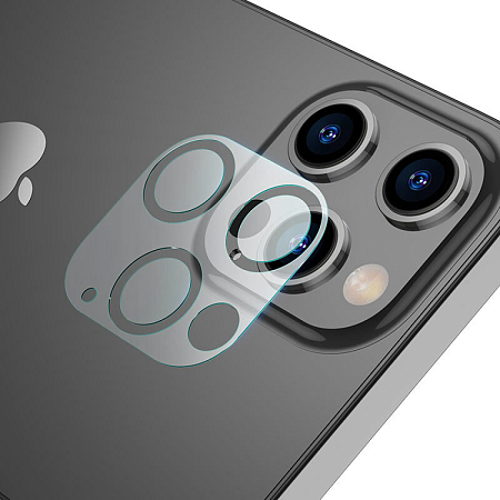 Защитное стекло на iPhone 12 Pro (6.1) V11, 2в1, HOCO, на заднюю камеру, прозрачное