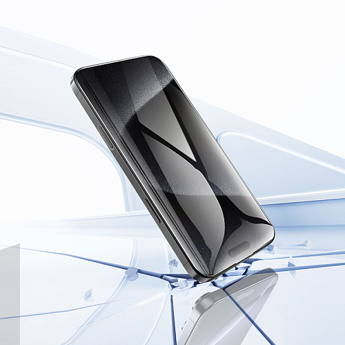 Защитное стекло для iPhone 15 Pro, G777, HOCO, anti-static, черное