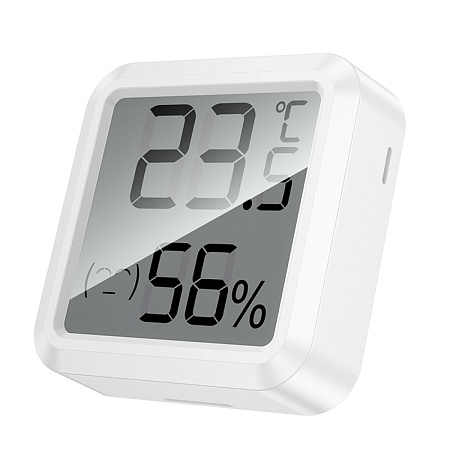 Комнатный гигрометр и термометр, HX40, HOCO, дисплей: LCD, белый