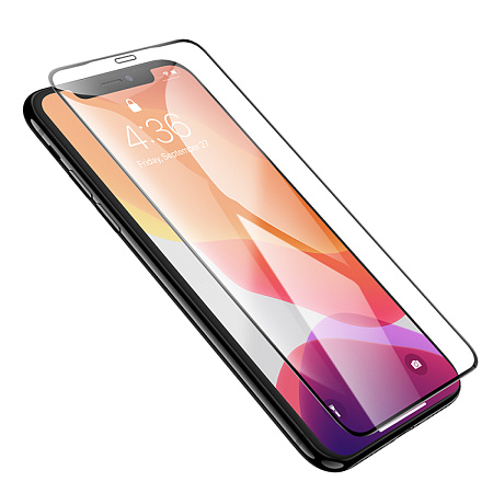 Защитное стекло на iPhone X/XS/11 Pro (A777), HOCO, HD, черное