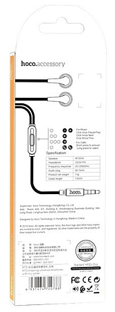   M71 Inspiring universal earphones with mic, HOCO,   , 