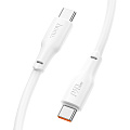 Кабель Type-C на Type-C, HOCO, X93, 1м, 240W, белый