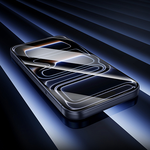 Защитное стекло для iPhone 17 Pro, G777, HOCO, anti-static, черное